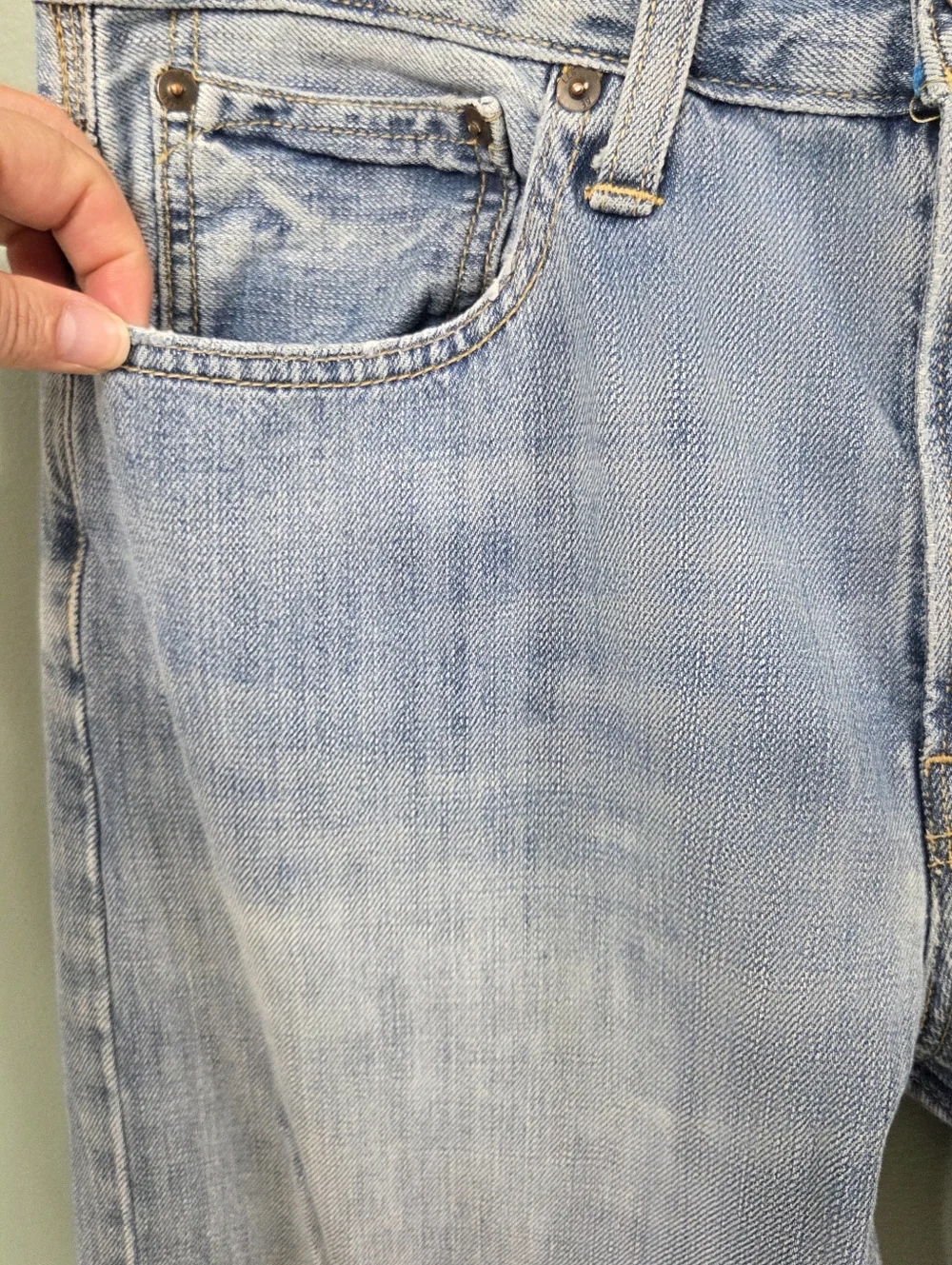 American Eagle Outfitters Mens Relaxed Straight Distressed Mens Jeans Size 33x30